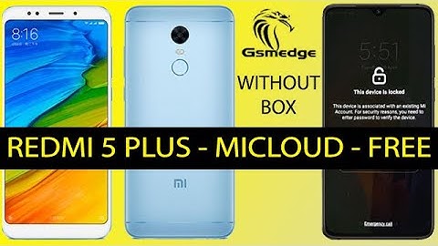 Redmi 5 Plus (meg7) Remove Mi Account And Frp Without Any Box free