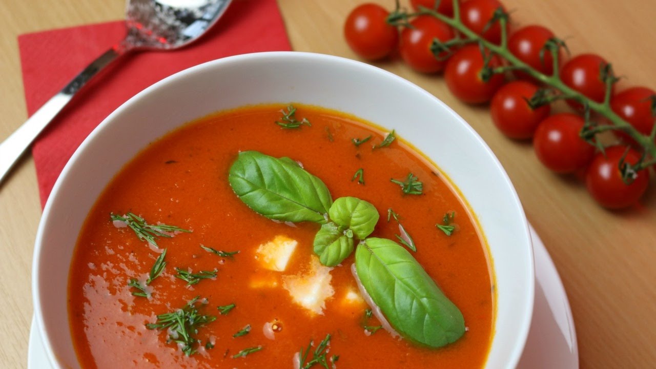 KOCHEN | Tomaten-Mozarella-Suppe | SooO LECKER! | SweetLifeSunShine ...