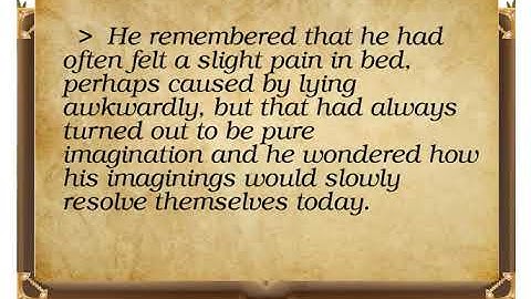 The Metamorphosis by Franz Kafka video book