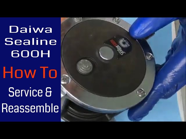Daiwa Sealine 600H Fishing Reel - How to service and reassemble 