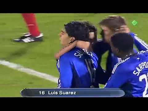 Luis Suarez great lob goal with Ajax