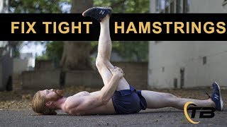 Fix TIGHT Hamstrings - 1 Stretch (Best Hamstring Stretch Ever)