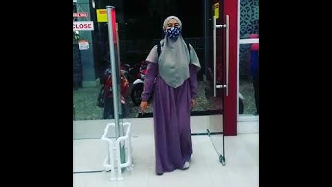 ABDY SALAM DEPARTMENT STORE with Our EAS Gate anti-theft system Security Alarm CA 301 L RF