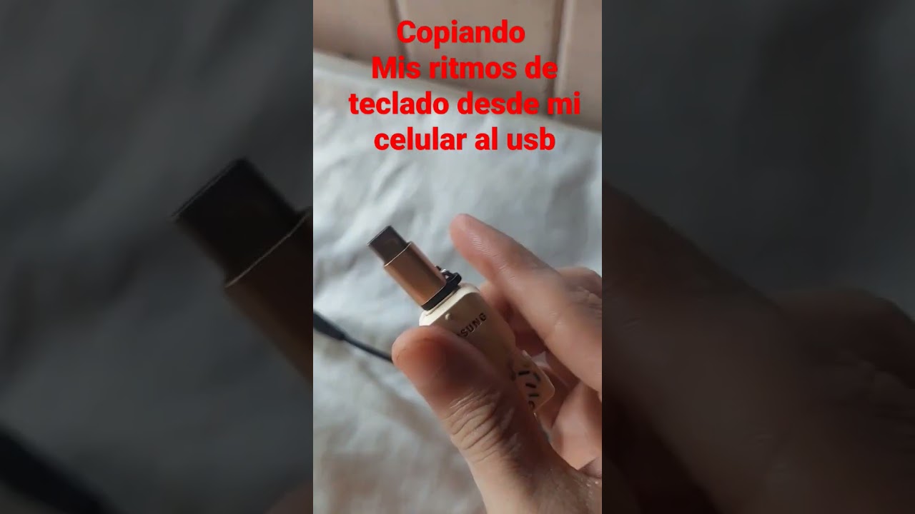 copiando ritmo desde el celular al usb 