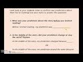 Make and confirm prediction questions 420