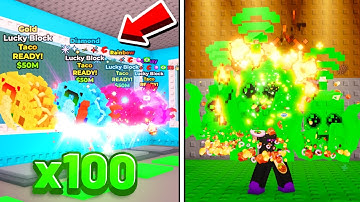 I Opened EVERY Mutation Of TACO LUCKY BLOCKS In Roblox Steal a Brainrot!