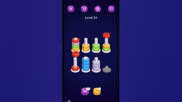 Nut Sort Game Level 24 #gameplay #shortvideo #youtubeshorts #ytshorts #viral