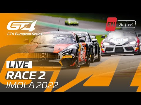 LIVE | Race 2 | Imola | GT4 European Series 2022 (English)