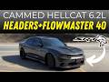 Cammed Dodge Charger Hellcat with Flowmaster 40 Series! 🔧