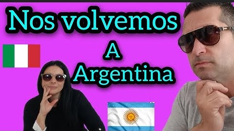 Nos volvemos a Argentina