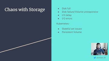 SODACON2022 - Building Storage Resiliency with Chaos Engineering