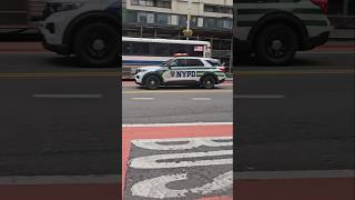 NYPD 13TH PCT Ford Police Interceptor Utility Responding On 23rd Street In Manhattan, New York City