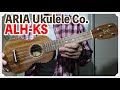 ARIA Ukulele Co. ALH-KS❇️ ビンテージ風・コア材ソプラノ【ウクレレ探訪61】