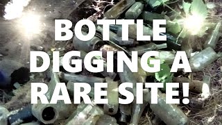 Bottle Digging A Rare Site !