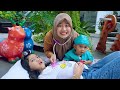 JUAL-JUALAN ES KRIM DAN PERUT KU BUNCIT 😭 MAIN DOKTER DOKTERAN - Drama | Salsa and Family