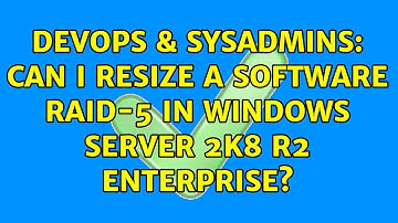 DevOps & SysAdmins: Can I resize a software RAID-5 in Windows Server 2k8 R2 Enterprise?