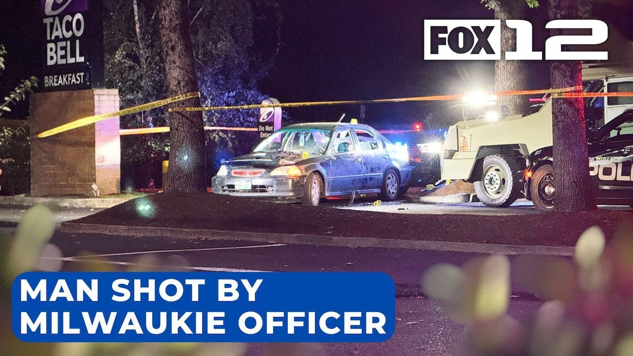 Man taken to hospital after being shot by officer in Milwaukie - YouTube