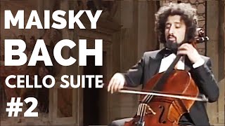 Mischa Maisky plays Bach Cello Suite No. 2 in D minor BWV 1008 (full)
