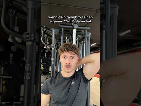 When your gym bro has his own special grip with him 😭