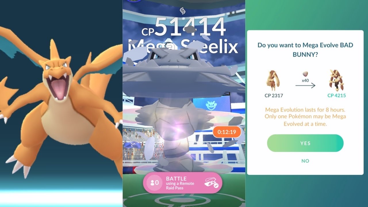 Just 1 Mega Steelix Raid & Mega Evolving Shiny Steelix in Pokemon GO 