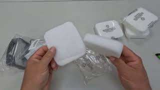 Shark UV850 vacuum cleaner replacement filters unboxing from Amazon look inside see parts foam pad