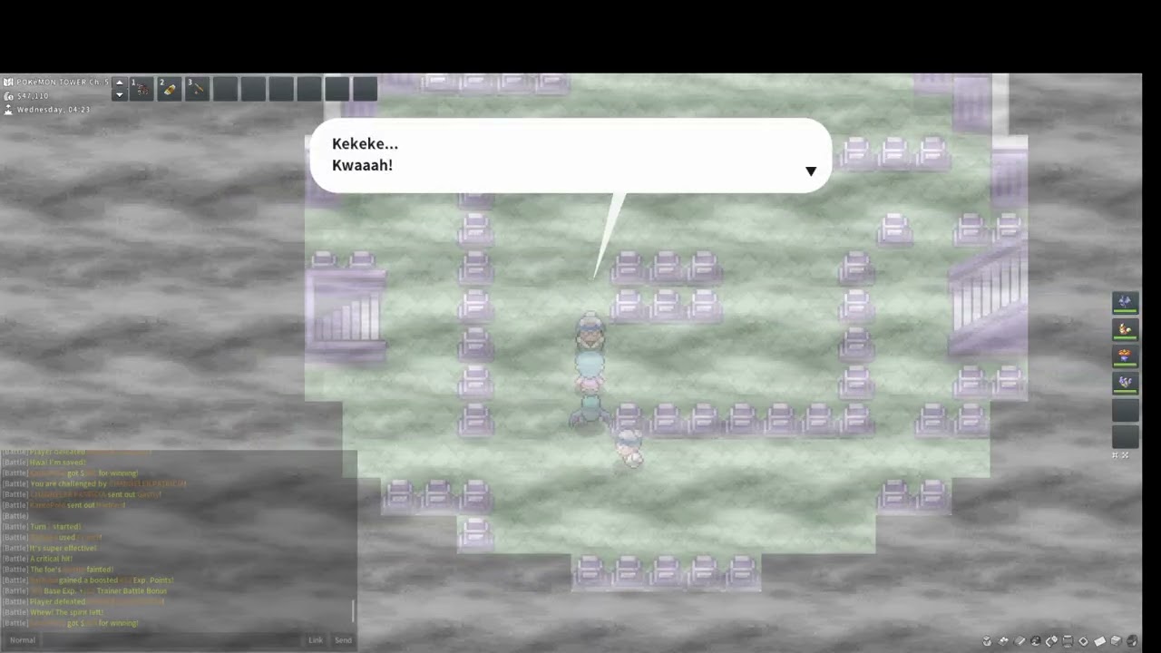 PokeMMO (kanto) climbing the pokemon tower!