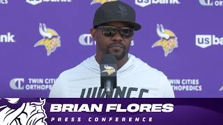 Brian Flores on First Padded 2026 Training Camp Practice & Opportunities For Players to Make Roster