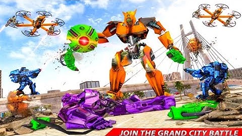 Drone Robot Car Transforming Game_Car Robot Games