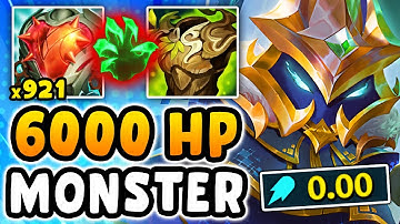 I tried Tank Veigar with 0 AP Items and it