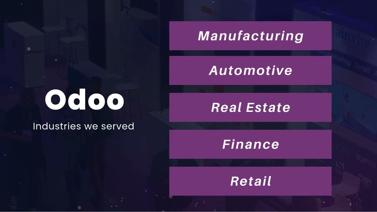 Meet Us at Odoo Experience 2025 | Industries We Served