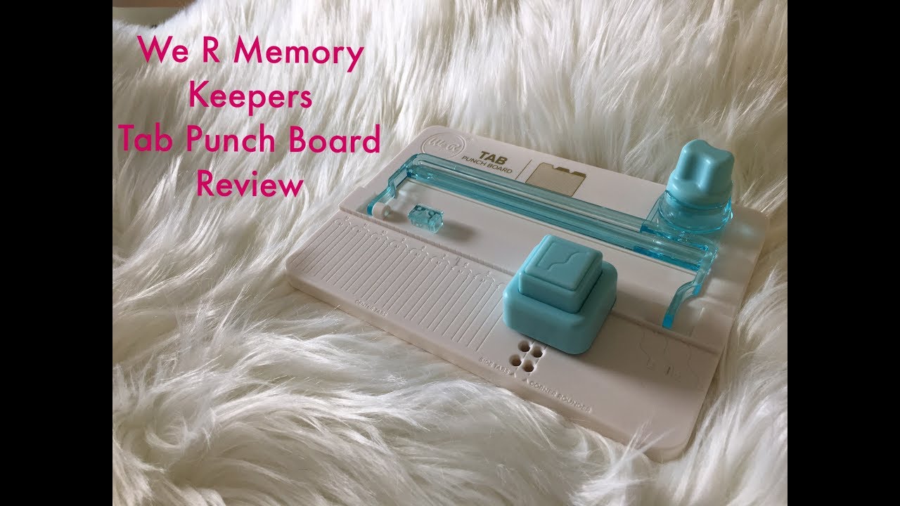 Here is my review of the We R Memory Keepers Tab Paper Punch. Don't forget  to give me a thumbs up if you found…