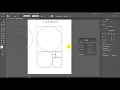 golden ratio النسبة الذهبية illustrator