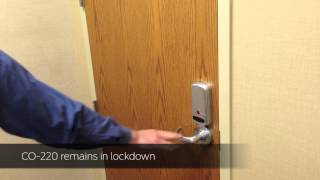 Schlage CO-220 Classroom Lockdown Solution - How To Operate