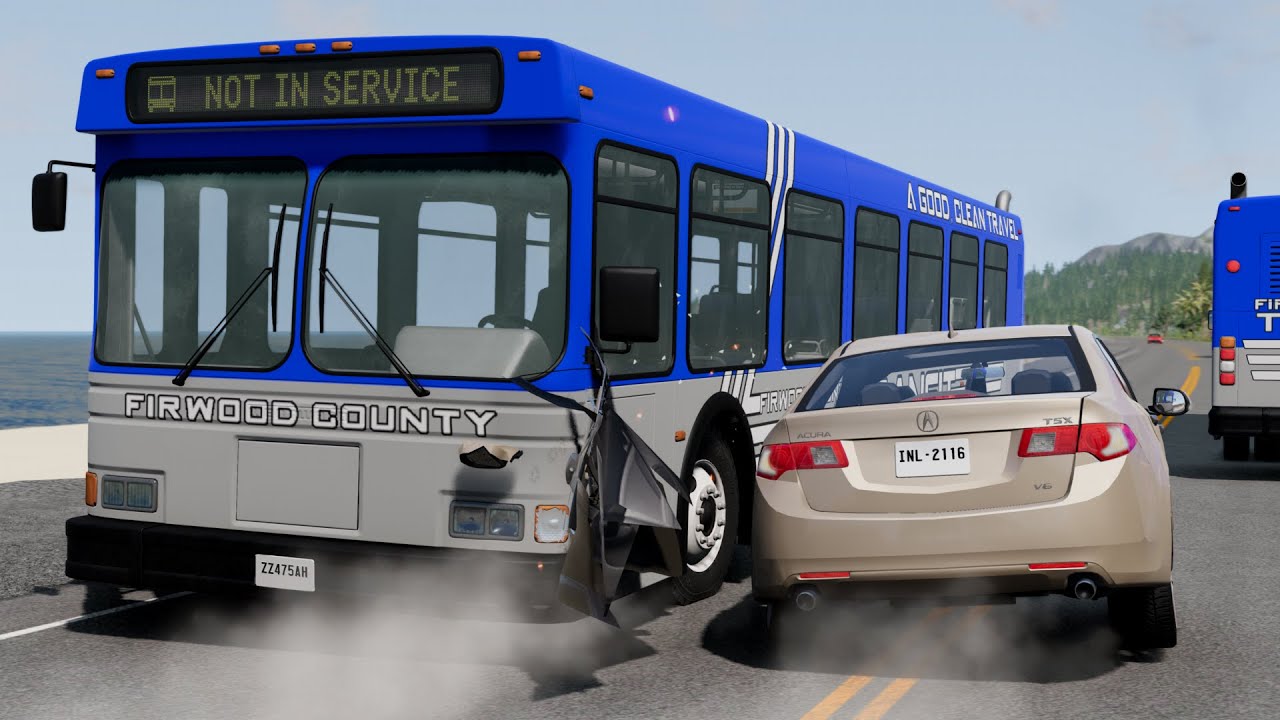 BeamNG.Drive [#304] - Realistic Overtaking Crashes