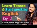 Present continuous tense  100  sentences  modern grammar to become fluent in english   day  8