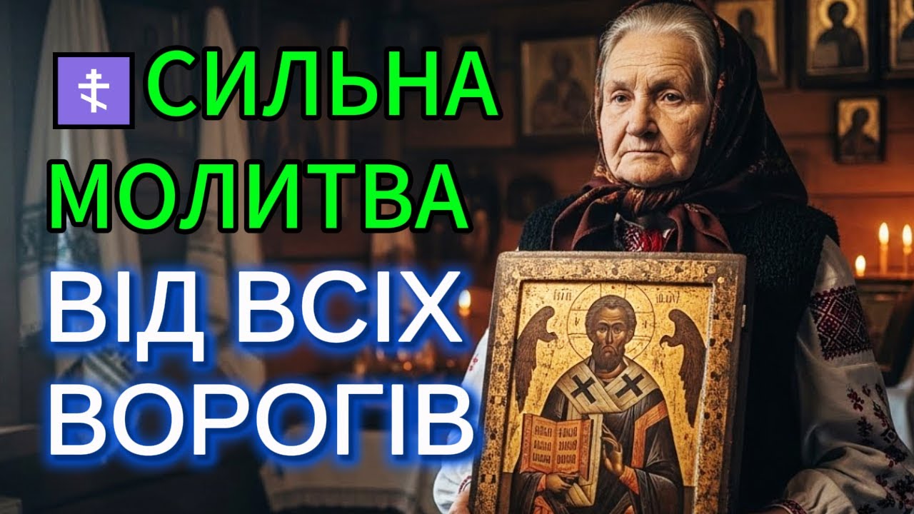 ☦️ Вороги будуть вас боятися! Найсильніша молитва. Невидимий захист від злих людей, порчі та зглазу!