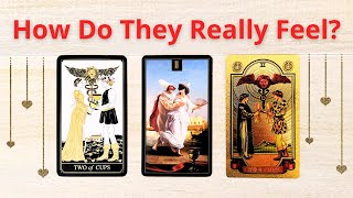 💗HOW DO THEY REALLY FEEL? 🦋 PICK A CARD 💘 LOVE TAROT READING 💓 TWIN FLAMES 👫 SOULMATES