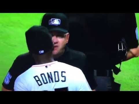 Barry Bonds Ejected Marlins Giants