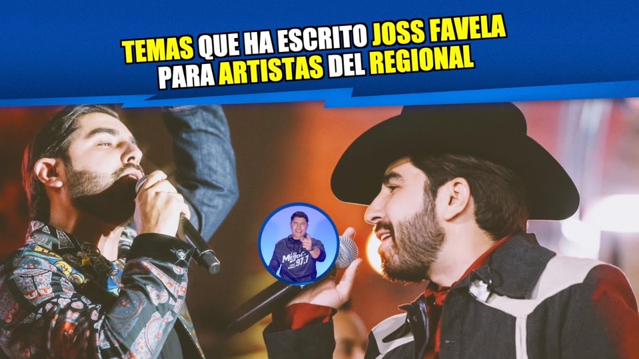 Previsualización de video para nota Temas que ha escrito Joss Favela para artistas del regional, ¿cuál es tu favorito?