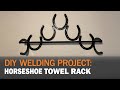 How to Make a Horseshoe Towel Rack