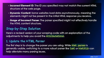 Solving the AttributeError: 
