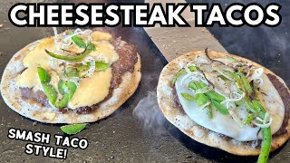 Smashed Cheese Steak Tacos on the Blackstone by The Flat Top King 13,441 views 2 months ago 11 minutes, 11 seconds