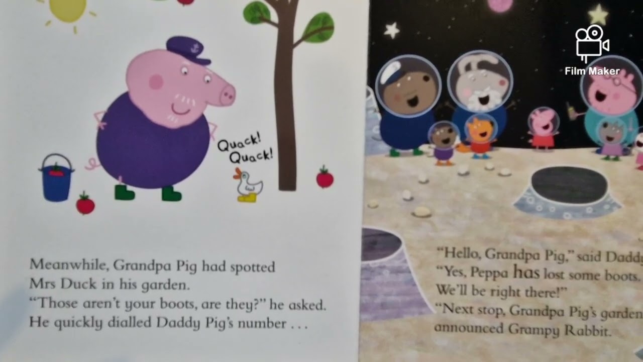 Peppa pig Peppa and her golden boots