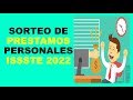 Soy Docente: SORTEO DE PRESTAMOS PERSONALES ISSSTE 2022