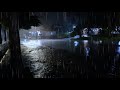 Midnight Rain Ambience on a Wet Street for Deep Relaxation, Sleep, and Anxiety Relief