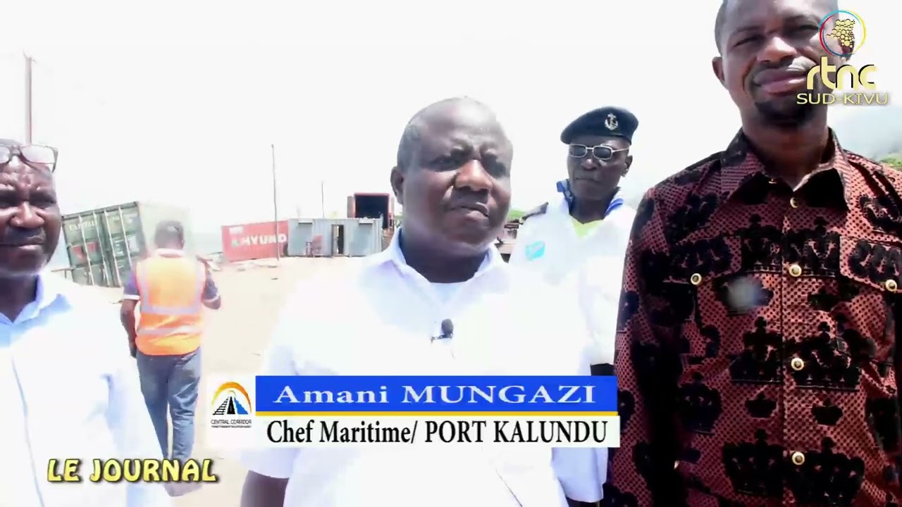 Corridor Central : les travaux de réhabilitation du port de Kalundu à Uvira évoluent normalement