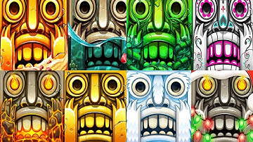 Temple Run 2 ALL 8 MAPS AT ONCE - WITH 8 DIFFERENT RUNNERS - NEW MAPS EDITION