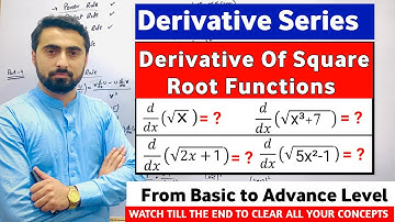 Power rule Part 2 | Derivative of Radicals | Derivative of Square Root Functions | Derivative Series