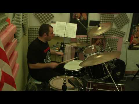 Online drumming lessons: Rhumba basic rhythm + drum fill (by Saša Petković)