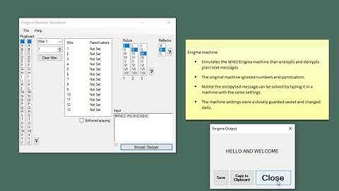 Enigma machine simulator